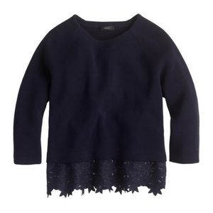 SOLD J. Crew Eyelet Sweater